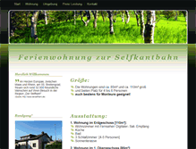 Tablet Screenshot of ferienwohnung-selfkantbahn.de